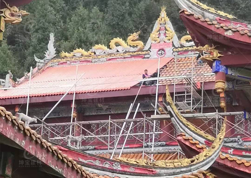 西藏阿壩寺廟合成樹(shù)脂瓦專(zhuān)用屋面瓦